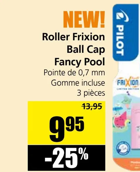 Roller Frixion Ball Cap Fancy Pool