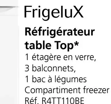 Refrigerator table top