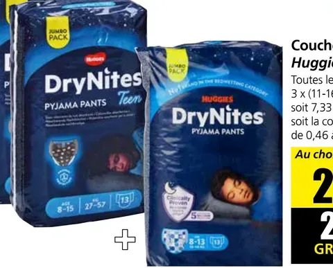 Baby diapers Huggies Dry Nites