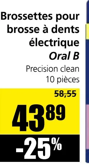 Electric toothbrush heads Oral B