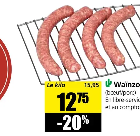 Sausages (beef/pork)