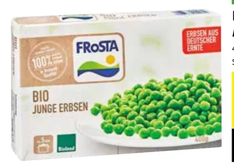 Organic young peas