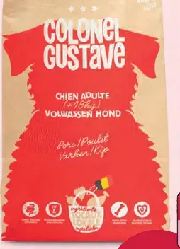 Colonel Gustave Chicken Food for adult dogs