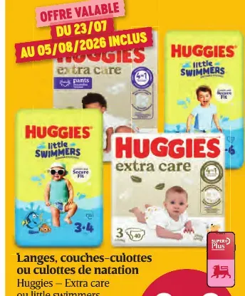 Huggies Extra care or little swimmers diapers, swim diapers or swim pants