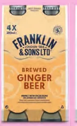 Brewed ginger beer