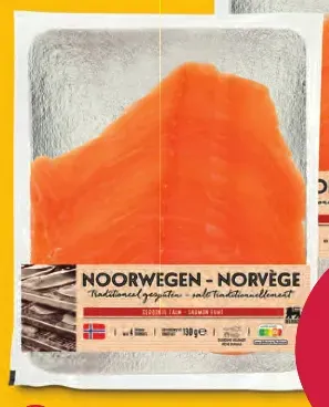 Smoked Norwegian salmon