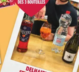 Prosecco Dilusso, sparkling water