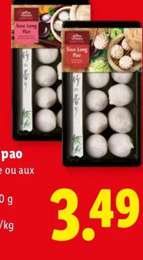 Siao long pao (meat or shrimp)