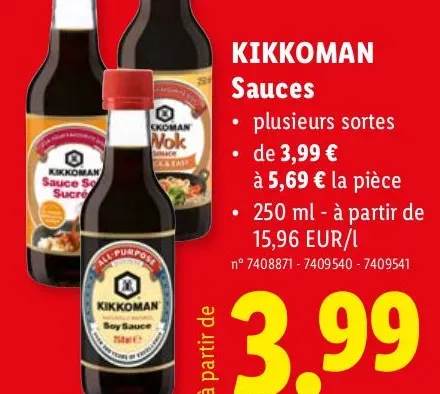 Kikkoman Sauces
