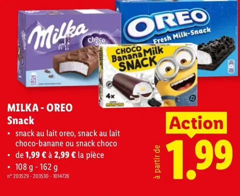 Milka Oreo Snack