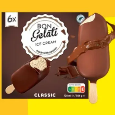 Classic ice cream bars