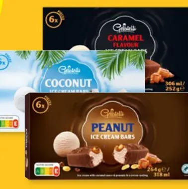 Ice cream bars (3 varieties)