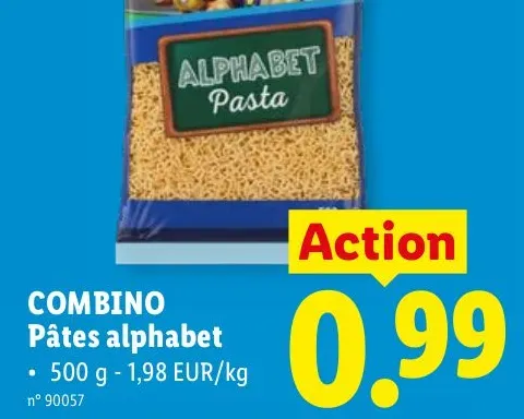 Alphabet Pasta
