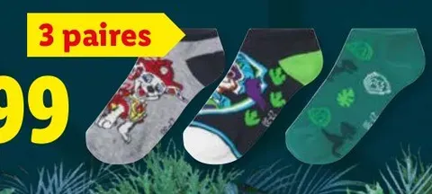 Low socks Paw Patrol, 3 pairs