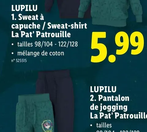 Sweatshirt with hood / Sweatshirt Paw Patrol