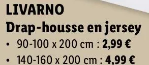 Jersey fitted sheet