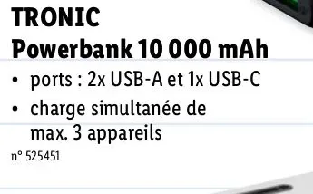 Powerbank 10000 mAh