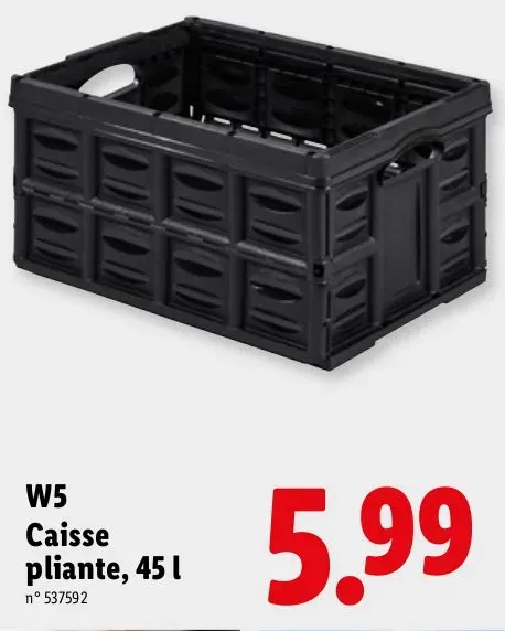 Folding crate
