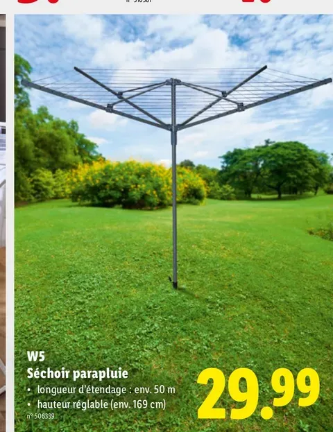 Rotary clothesline