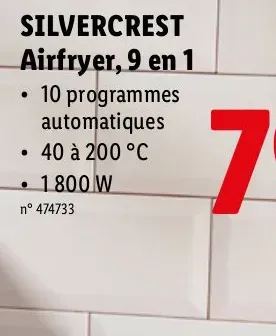 Airfryer, 9 in 1