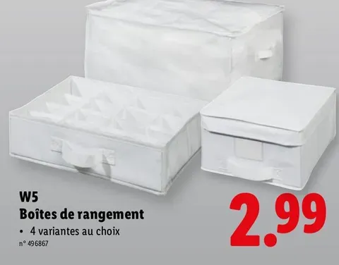 Storage boxes